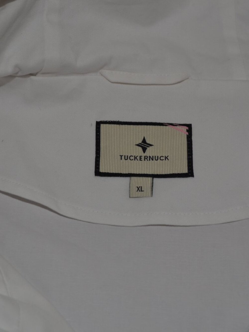 Tuckernuck Tnuck Sport White Navy Water Repellant Nantucket Anorak Jacket, XL - Picture 11 of 13